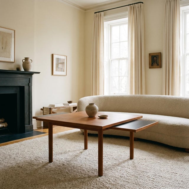 Wood Extendable Dining Table by Hans J. Wegner for Andreas Tuck, 1950s For Sale - Image 7 of 12