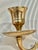 Late 20th Century Solid Brass Cutout Design Wall Candle Sconces - A Pair For Sale In New Orleans - Image 6 of 9