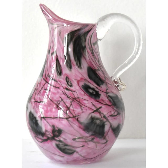 Mid-Century Millefiori Murano Art Glass Pitcher For Sale - Image 10 of 10