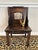 19th Century 19th Century Chinoiserie Carved Hardwood Chair With Stone Panel For Sale - Image 5 of 12