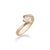 Contemporary Diamond Ring 1 carat plus princess cut in 18k gold For Sale - Image 3 of 5
