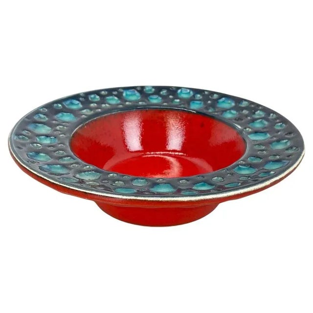 Colorful Fat Lava Dots Ceramic Bowl from Dümler and Breiden Germany, 1970s For Sale - Image 16 of 16