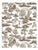 The House of Scalamandré Garden Toile Wallpaper, Espresso For Sale