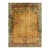 1920s Gold Floral Antique Chinese Art Deco Area Rug 8' 6"x 11' 4" Handknotted Wool Carpet For Sale