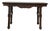 Oriental Brown Stain Tall Legs Rectangular Display Easel Stand Table For Sale