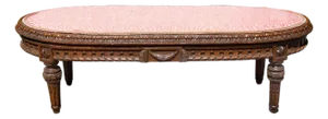 Louis XVI 19th Century French Footstool 35" Wide