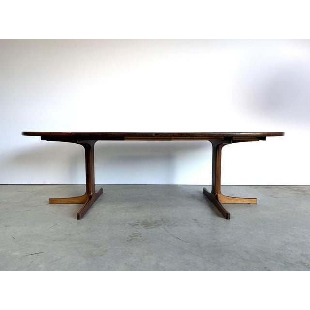 Mid-Century Swedish Extendable Dining Table in Teak, 1960s For Sale - Image 11 of 14