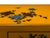 Oriental Bright Mustard Yellow Vinyl Flower Bird Graphic Cabinet For Sale - Image 11 of 16