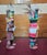 Late 20th Century Vintage Pair of Kachina Dolls by Larry David Master Carver For Sale - Image 5 of 18