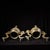 Metal Monumental Pair of Chinese Gilt Bronze Double-Gourd Censers With Dragon Handles For Sale - Image 7 of 10