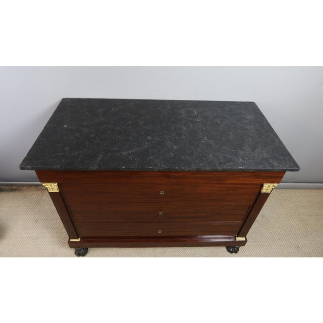 Mahogany Chest of Drawers from Jean Baptiste Gamichon For Sale - Image 6 of 13