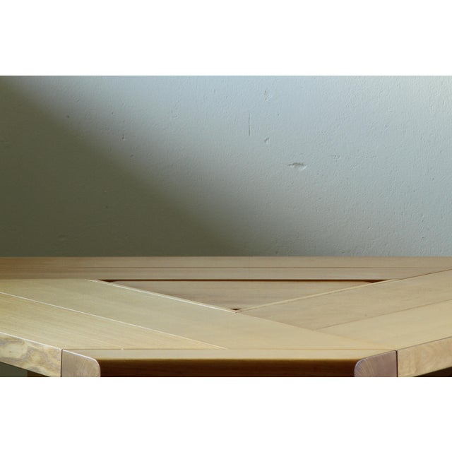 Italian Geometric Triangular Design Table by Silvio Coppola for Montina, 1970s For Sale - Image 11 of 18