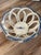 Vintage Ceramic Woven Lattice Basket Bowl For Sale - Image 13 of 13