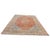 Antique Joshegan Rug – Traditional Persian Floral Design in Red & Light Blue For Sale - Image 4 of 4