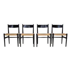 Contemporary Carl Hansen and Sons, Hans J. Wegner Ch36 Chairs – Set of 4