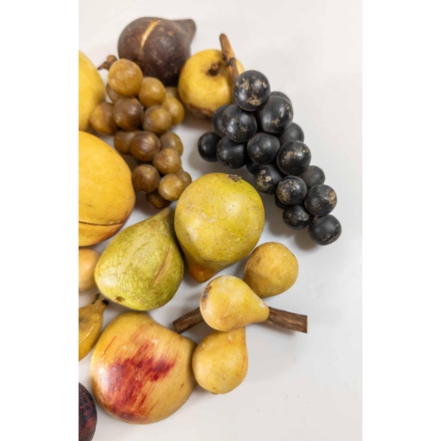 Late 19th Century 19th Century Group of 20 Carved Marble and Alabaster Fruit For Sale - Image 5 of 13