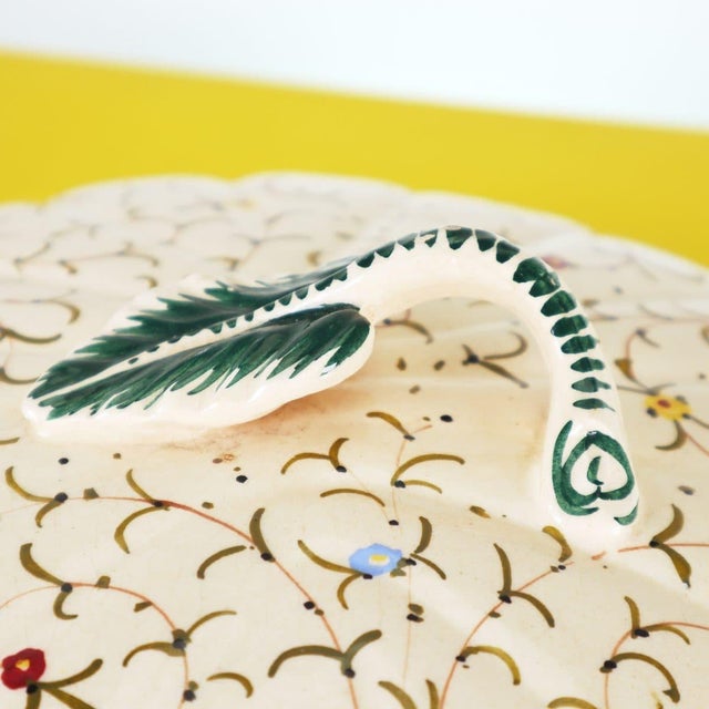 Ceramic Box Centerpiece, Early 1900s For Sale - Image 3 of 11