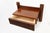Mid-Century Modern Mid-Century Wall-Mounted Console in Wood with Brass Details, Italy, 1960s For Sale - Image 3 of 11