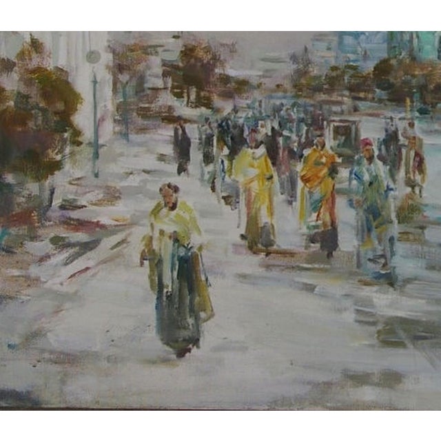 2010s Orthodox Church Oil Painting, Ukrainian Artist S. Mikhaylichenko 60-70 For Sale - Image 5 of 6