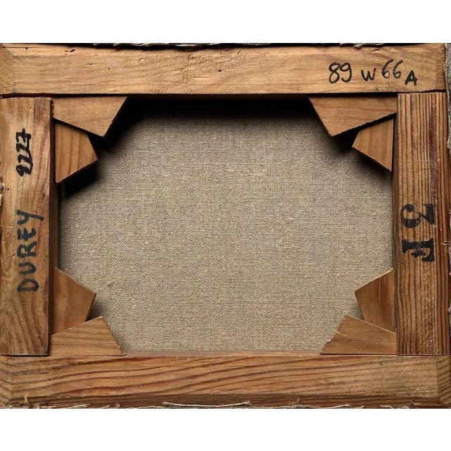 René DUREY Still life with fruits 1930s oil on canvas unsigned 8.7 x 10.6 in in mint condition