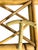 Vintage French Provincial Bamboo Coat Hat Rack With Two Hooks For Sale - Image 9 of 12