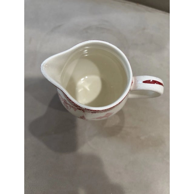 Vintage Old English Staffordshire Ware Stephen Foster Memorial White Springs Pitcher For Sale In Phoenix - Image 6 of 6