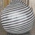 Vintage Signed Op Art Black & White Swirl Art Glass Vase For Sale - Image 10 of 13