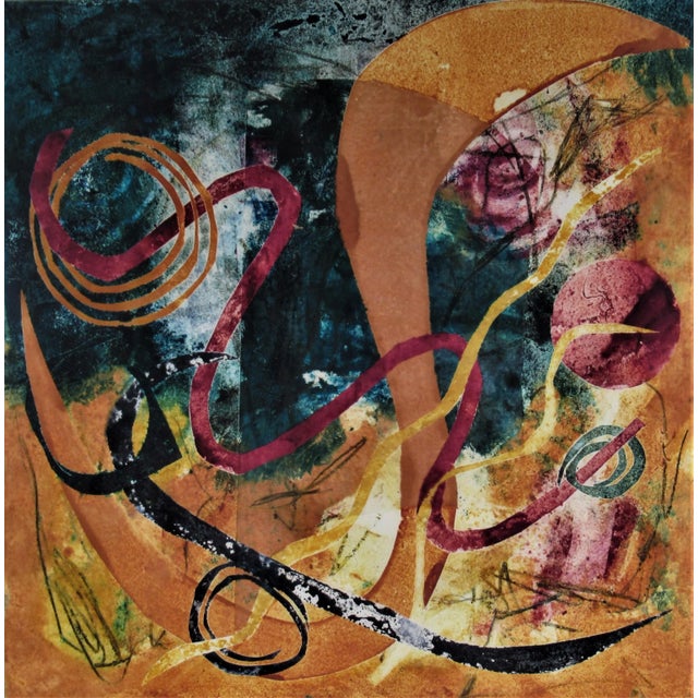 This artwork "Untitled VI" is a monotype on paper by noted artist Tracey Adams, born 1954. It is hand signed in pencil at...