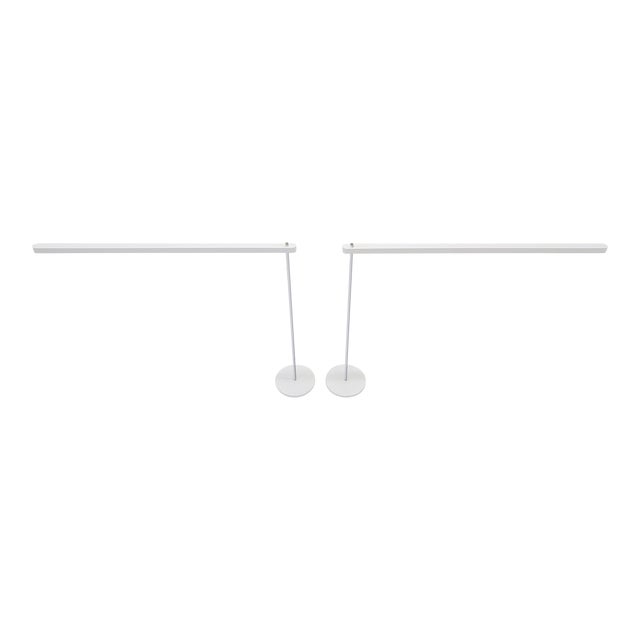 Mid Century Italian Modern Artemide Desk Lamps Adjustable Height - A Pair For Sale