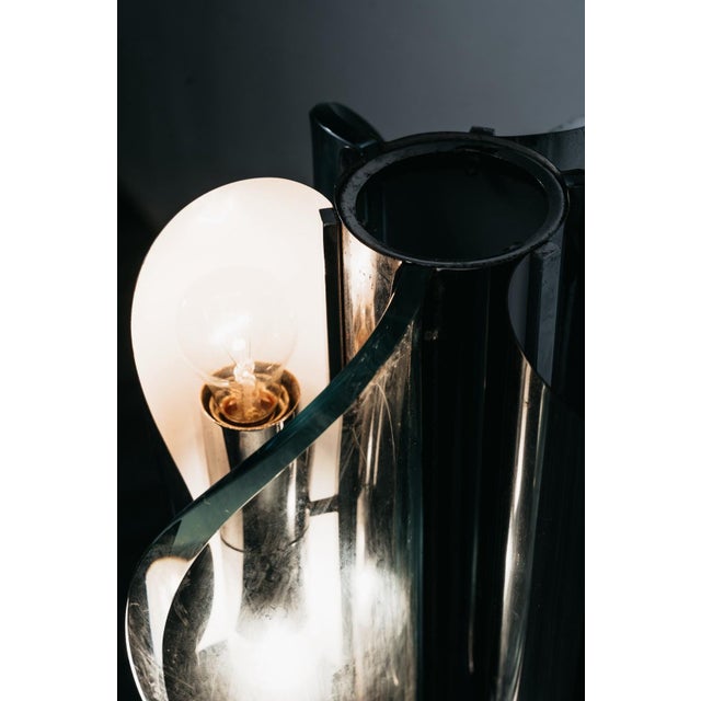 Floor Lamp in the style of Fontana Arte, 1970s For Sale - Image 11 of 12