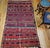 Vintage Moroccan Tribal Kilim Rug, Handwoven Wool, Stripe Pattern, Red & Blue, 5x8 For Sale In Chicago - Image 6 of 18