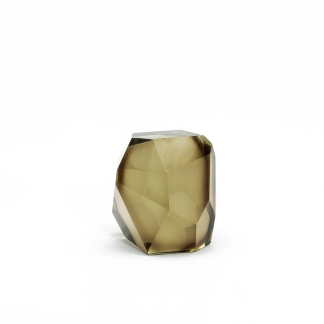 Hand-Blown Murano Diamond Sculpture For Sale - Image 4 of 10