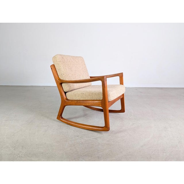 Senator Rocking Chair in Teak by Ole Wanscher for France & Søn For Sale - Image 6 of 12