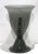 Gray 1940s Black and Smoked Gray Murano Glass Lamp For Sale - Image 8 of 11