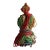 Superb vintage African Namji fertility doll decorated with multiple layers of trade glass beads and cowrie shells, minor...