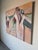 Vintage Contemporary Abstract Figurative Acrylic Painting on Canvas by Hamzik For Sale - Image 4 of 11