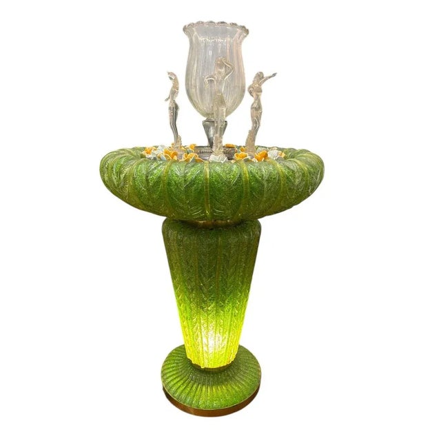 Murano Glass Fountain Lamp by Barovier, 1960s For Sale - Image 9 of 9