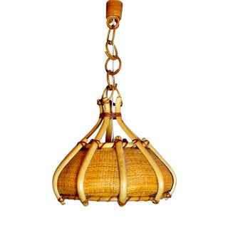 French Rattan Suspension, 1960 For Sale