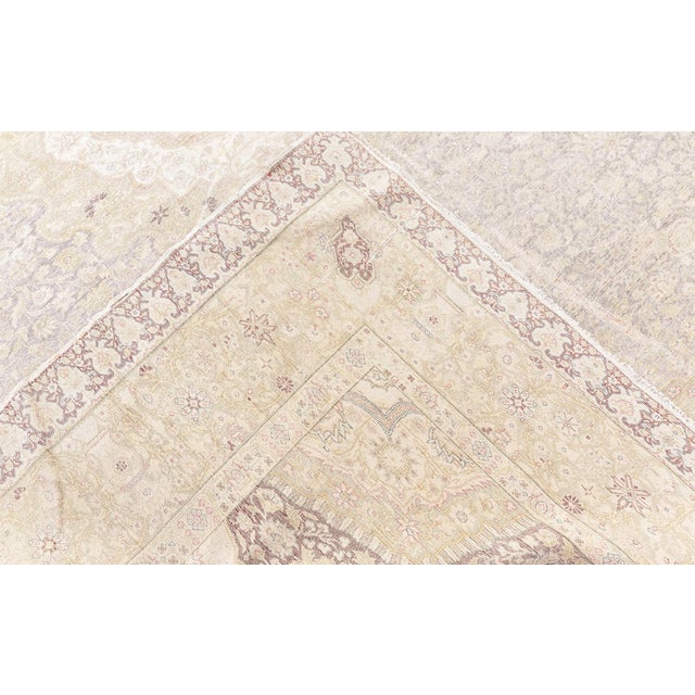 Early 20th Century Antique Turkish Silk Sivas Rug For Sale - Image 5 of 9