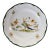 Vintage Hand Painted French Varages Floral Bird and Butterfly Plate For Sale