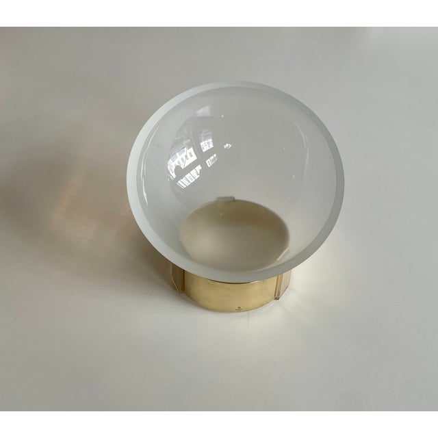 Skultuna Bowl in Glass and Brass by Michael Kurpatov, 1960s For Sale - Image 6 of 14