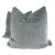 Teddy Mohair in Silver 22" PIllows-A Pair For Sale