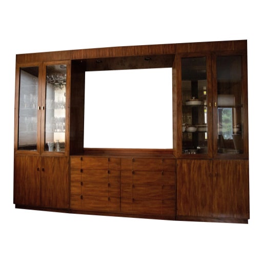 1980s Modern Dining Room Set Wall Unit | Chairish