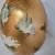 Large Chinoiserie Gold Leaf Porcelain Egg With Birds & Chrysanthemums For Sale - Image 4 of 9