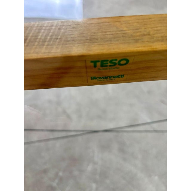 Italian Radical Teso Table, 1970s For Sale - Image 13 of 16