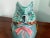 Mid 20th Century Midcentury French Majolica Owl Pitcher For Sale - Image 5 of 16