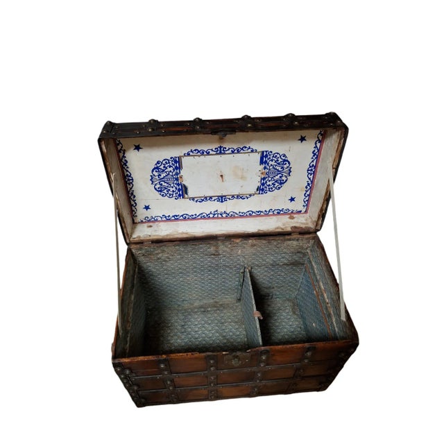 19th Century 19th Century Travelling Trunk by p.j. Botto & Co. For Sale - Image 5 of 11