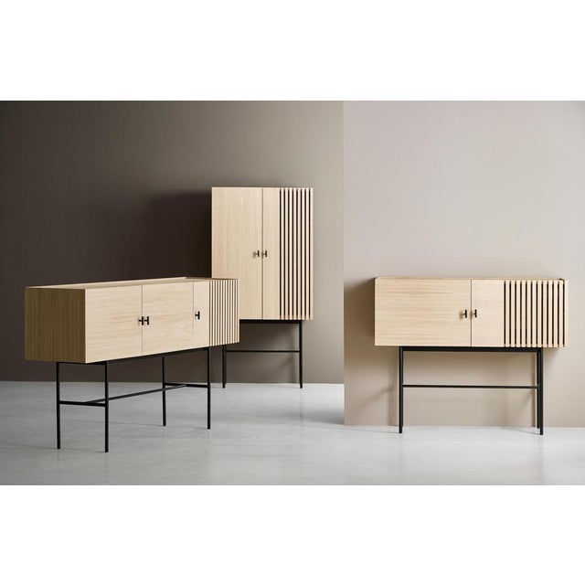 Walnut Array Highboard 80 by Says Who For Sale - Image 15 of 16