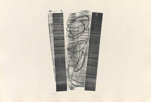 Hans Hartung, Farandole V, 1971, Original Lithograph