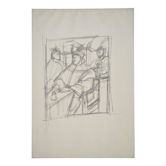 Alberto Giacometti, Portrait of Leo X after Raphael, 1963, Original Lithograph For Sale